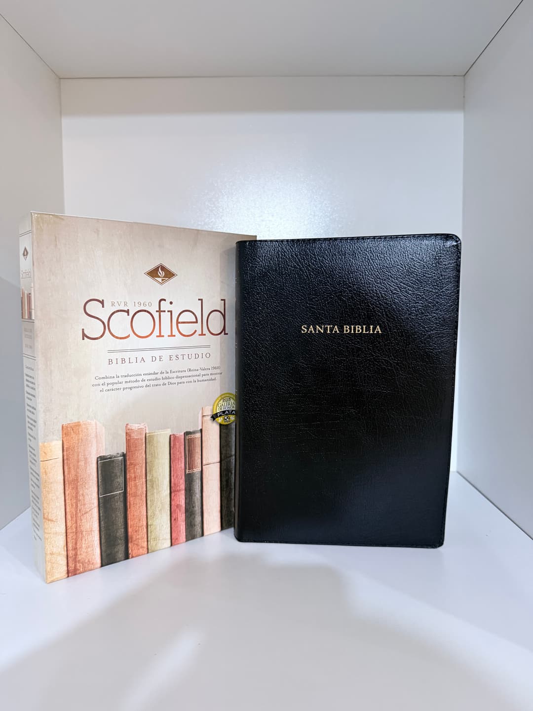 Biblia de Estudio Scofield piel fabricada negra filo dorado